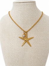 Load image into Gallery viewer, Golden Starfish Necklace