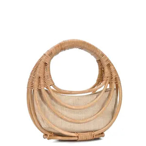 White Handwoven Boho Bag