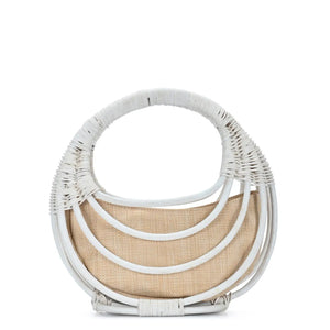 White Handwoven Boho Bag