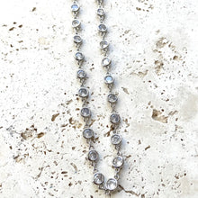 Load image into Gallery viewer, Crystal Sparkly Layering Silver Necklace