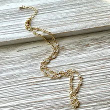 Load image into Gallery viewer, Crystal Clear Gold Layering Necklace