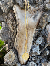 Cargar imagen en el visor de la galería, Gold Calendar Medallion