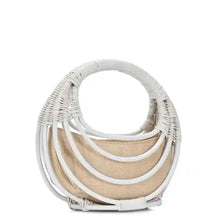 Load image into Gallery viewer, White Handwoven Boho Bag
