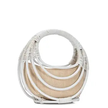 White Handwoven Boho Bag