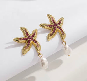 Starfish Earrings