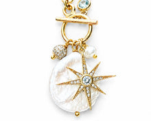 Load image into Gallery viewer, Fresh Water Pearl Star Necklace