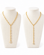 Cargar imagen en el visor de la galería, Dali Crystal Lariat Necklace