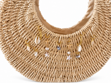 Cargar imagen en el visor de la galería, Capri Charm Raffia Bag