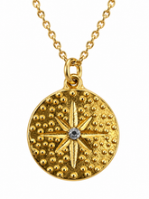 Cargar imagen en el visor de la galería, Celestial Compass Medallion Necklace