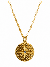 Cargar imagen en el visor de la galería, Celestial Compass Medallion Necklace