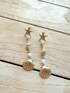 Starry Sea Drop Earrings