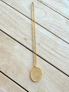 Gold Calendar Medallion