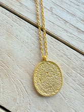 Cargar imagen en el visor de la galería, Gold Calendar Medallion