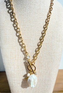 Fresh Water Pearl Star Necklace
