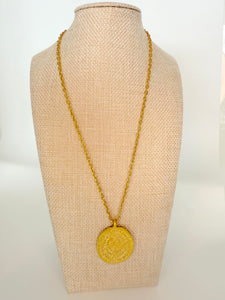 Gold Calendar Medallion