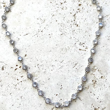 Load image into Gallery viewer, Crystal Sparkly Layering Silver Necklace