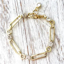 Load image into Gallery viewer, Paperclip Chain Bracelet