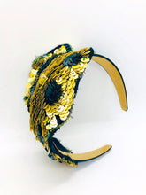 Cargar imagen en el visor de la galería, Vintage Gold &amp; Black Headband