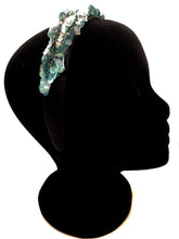 Cargar imagen en el visor de la galería, Vintage Teal Sequins Mermaid Headband