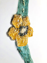 Cargar imagen en el visor de la galería, Tiffany Blue, Peach and Silver Sequins Headpiece