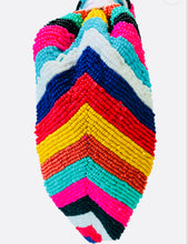 Cargar imagen en el visor de la galería, Women&#39;s Accessories Multi Color Chevron Beaded Headband