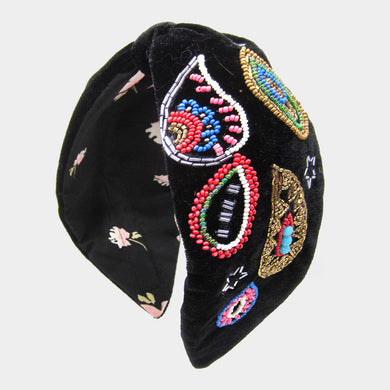 Women's Accessories Black Velvet  Headband